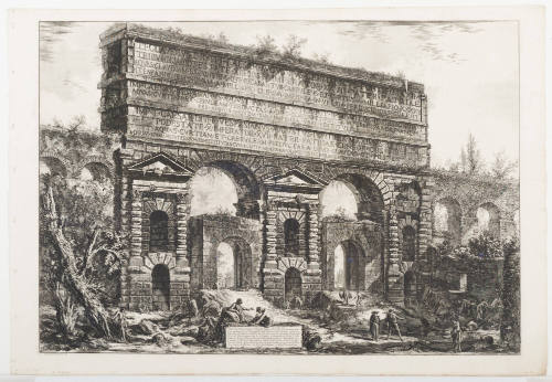 The Porta Maggiore, Orginally an Archway of the Aqua Claudia and the Anio Novus