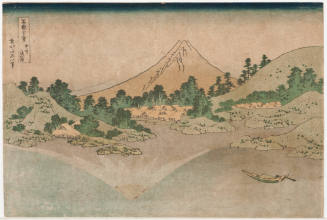 No. 35, Reflection of Mt. Fuji in Lake Misaka, Kai Province (Kōshū Misaka suimen)