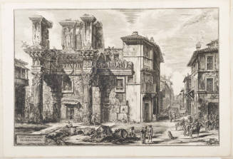 The Forum of Nerva; with the Two Half-Buried Coninthian Columns