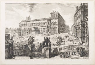 View of the Piazza Di Monte Cavallo