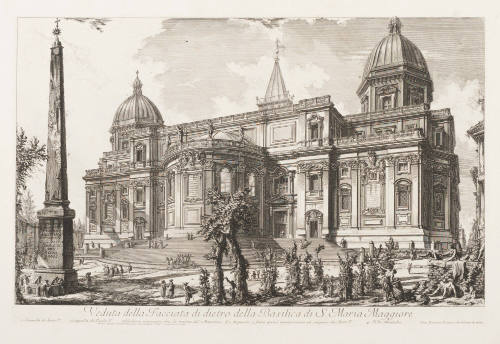 S. Maria Maggiore with the Obelisk in the Piazza Del'Esquilino