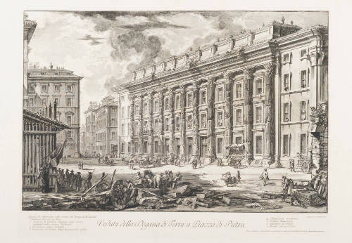 View of the Customs House in Piazza Di Pietra