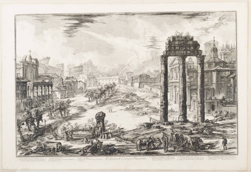 The Forum Romanum, or Campo Vaccino