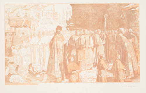 La Procession de la Fete Dieu a Nantes