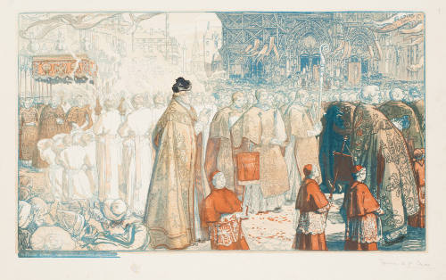 La Procession de la Fete Dieu a Nantes