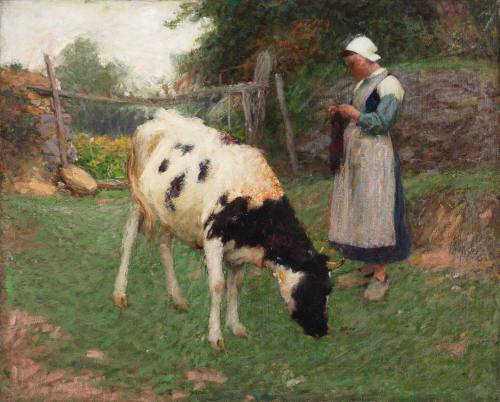 Holland Peasant with Cow