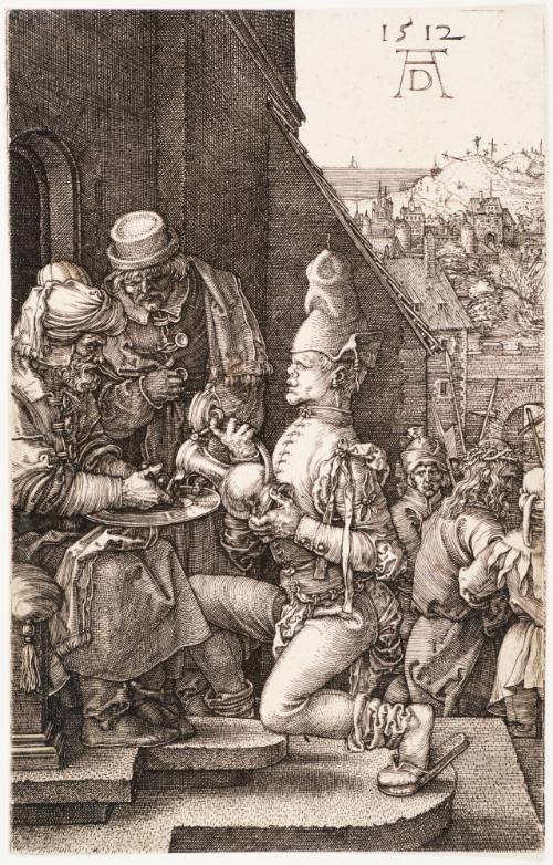 Pilate Washing His Hands from Engraved passion