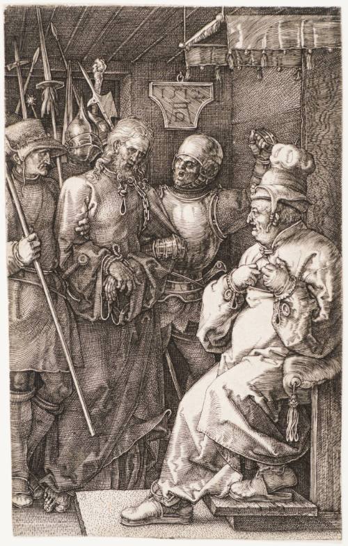 Christ Before Caiaphas from Engraved Passion