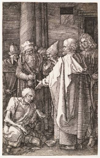 St. Peter and St. John Healing the Cripple from Engraved passion