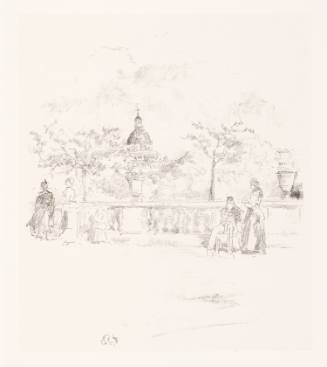 The Pantheon, From the Terrace of the Luxembourg Gardens