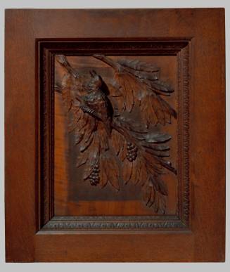 Three Panels: "Bird with Mountain Ash"
