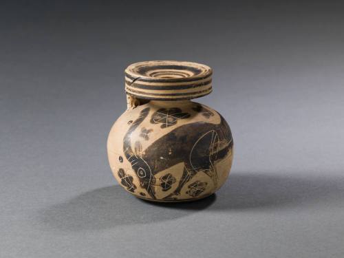 Black-Figure Aryballos with a Grazing Goat