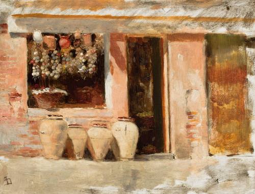 Doorway with Garlic Braids