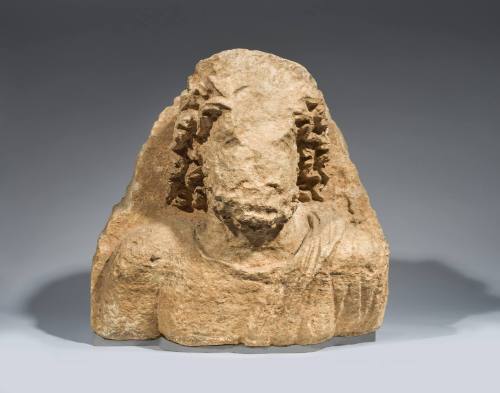 Bust of Bearded Male Deity