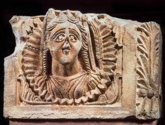 Architectural Relief with Veiled Bust of Virgo