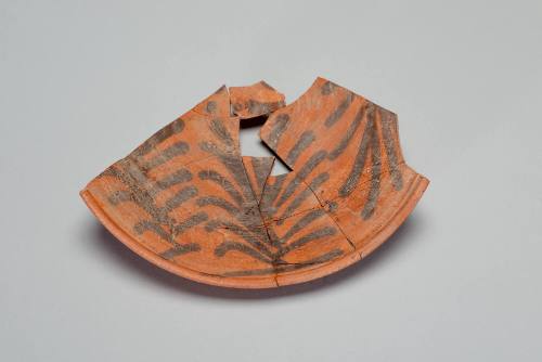 Fragment of Bowl with Palm Leaf Design