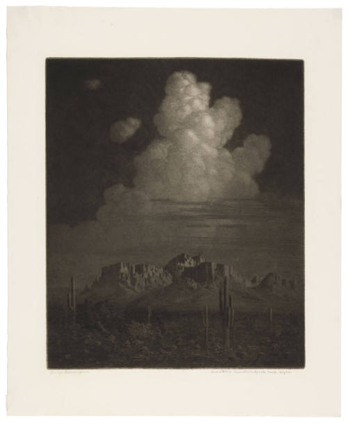 Superstition Mountain, Apache Trail, Arizona, Night