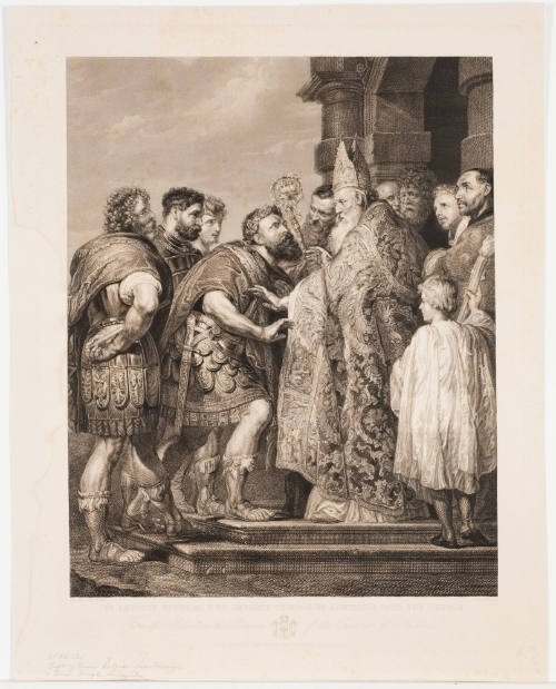 St. Ambrose Refusing the Emperor Theodosius Admission into the Church