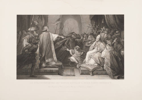 Die Gefangennehmung Des Papstes Paschalis II Durch Kaiser Heinrich V