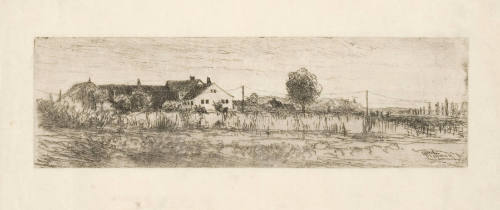Landscape with Farm Buildings