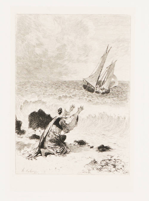 Zoraida's Father on the Sea Shore