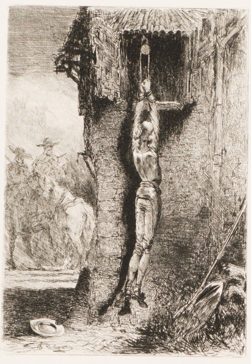 Don Quixote Hanging from the Inn