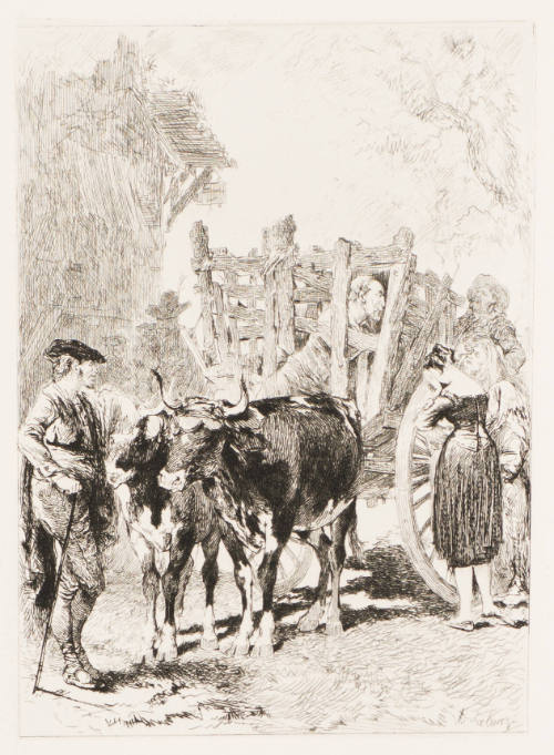 Don Quixote in the Cart