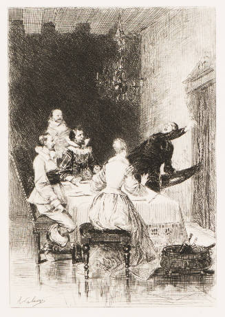 The Clergyman Quits the Duke's Dinner Table