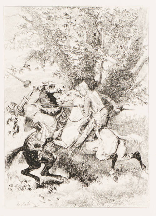 Don Quixote and the Knight of the Mirrors