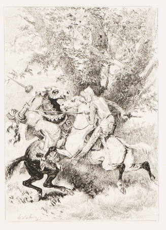 Don Quixote and the Knight of the Mirrors