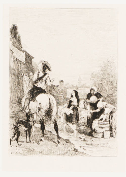 Meeting of the Page and the Daughter of Sancho Panza