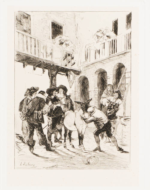 Sancho Panza Salutes His Ass