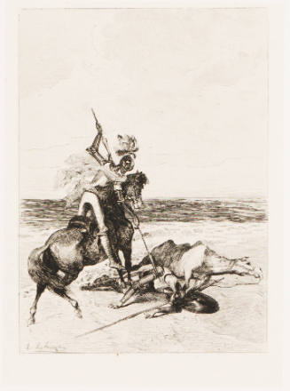 Don Quixote Vanquished by the Knight of the White Moon