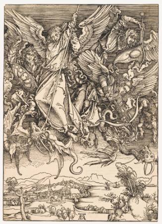 St. Michael Fighting the Dragon from the Apocalypse