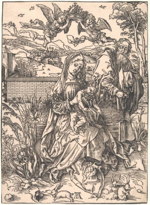 The Holy Family with the Three Hares