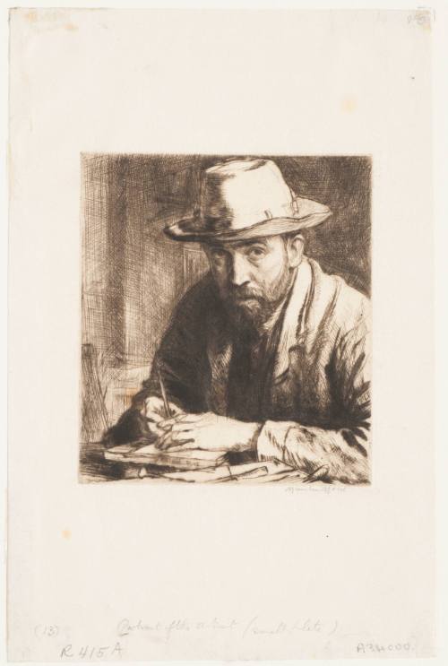 Self Portrait (in a Hat), (No. 1)