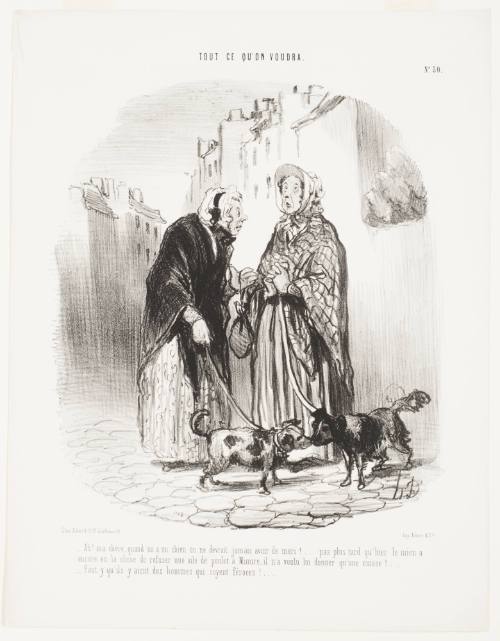 Ah! Ma Chere, Quand On A Un Chien on ne Devrait Jamais Avoir De Mari!