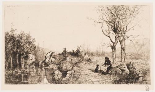 The Banks of Ruissean at Rossillon [Bords de Ruissean à Rossillon]