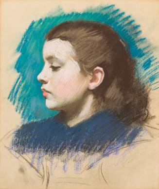 Head of Young Girl, Profile