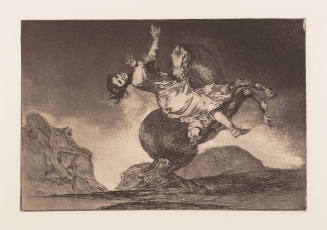 Woman Seized by a Horse