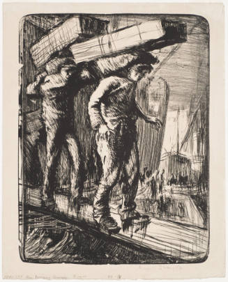 Men Carrying Oranges