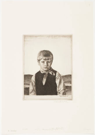 The Amberly Boy, No. 2 (Second Plate)