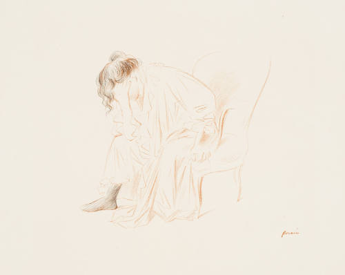 Seated Woman, Head in Her Right Hand (Femme assise, la tÃªte dans la main droite)
