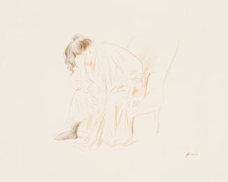 Seated Woman, Head in Her Right Hand (Femme assise, la tÃªte dans la main droite)
