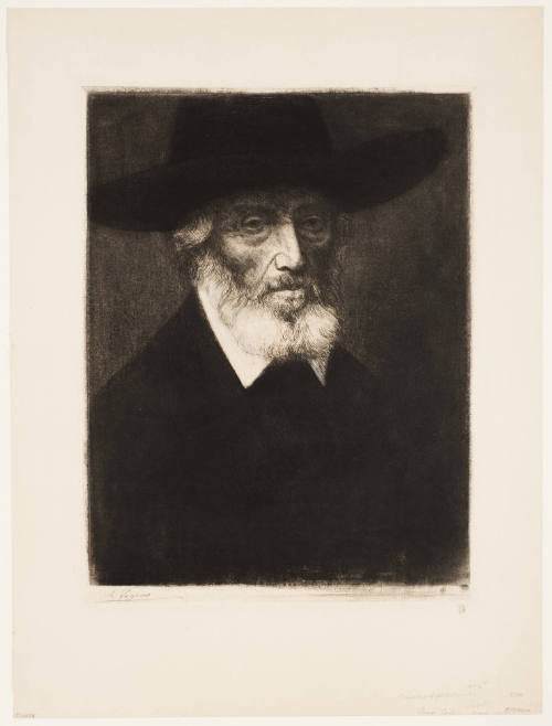 Portrait of Thomas Carlyle (large plate)