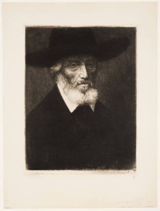 Portrait of Thomas Carlyle (large plate)