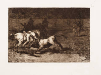 Mariano Ceballos, Did L'indien, Tue Le Taureau De Dessus Son Cheval