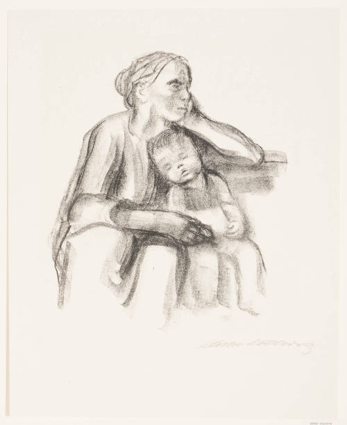 Worker's Wife with Sleeping Boy