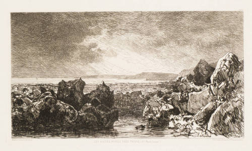 Black Rocks near Trouville (Low Tide) [Les Roches noires près Trouville (Maré basse)]