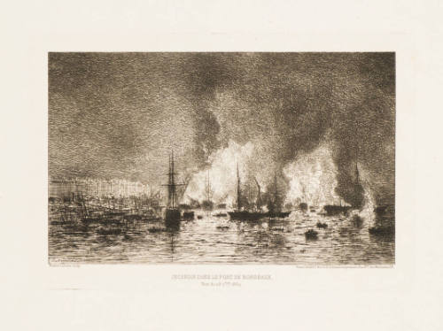 Fire at the Port of Bordeaux [Incendie dans Le Port de Bordeaux]